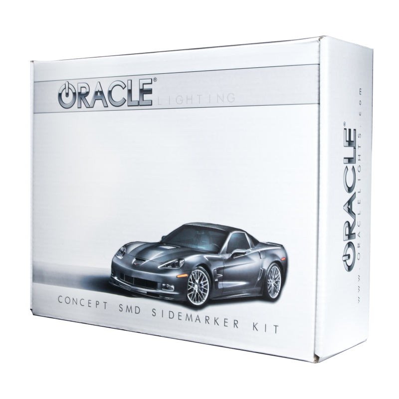 ORACLE Lighting Oracle 05-13 Chevrolet Corvette C6 Concept Sidemarker Set - Clear - No Paint