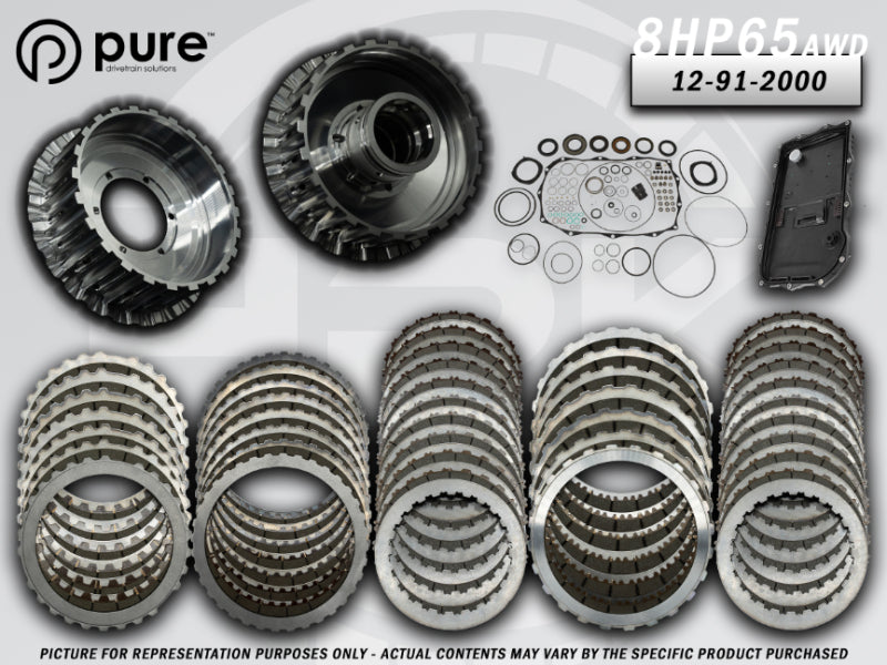 Pure Drivetrain Solutions Pure Drivetrain 8HP65 High Performance Transmission Hard Parts Kit - AWD - Stage 2
