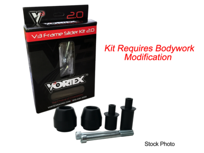 Vortex Racing 08-13 Ducati EVO 848 V.3 2.0 Frame Slider Kit- Modification Required