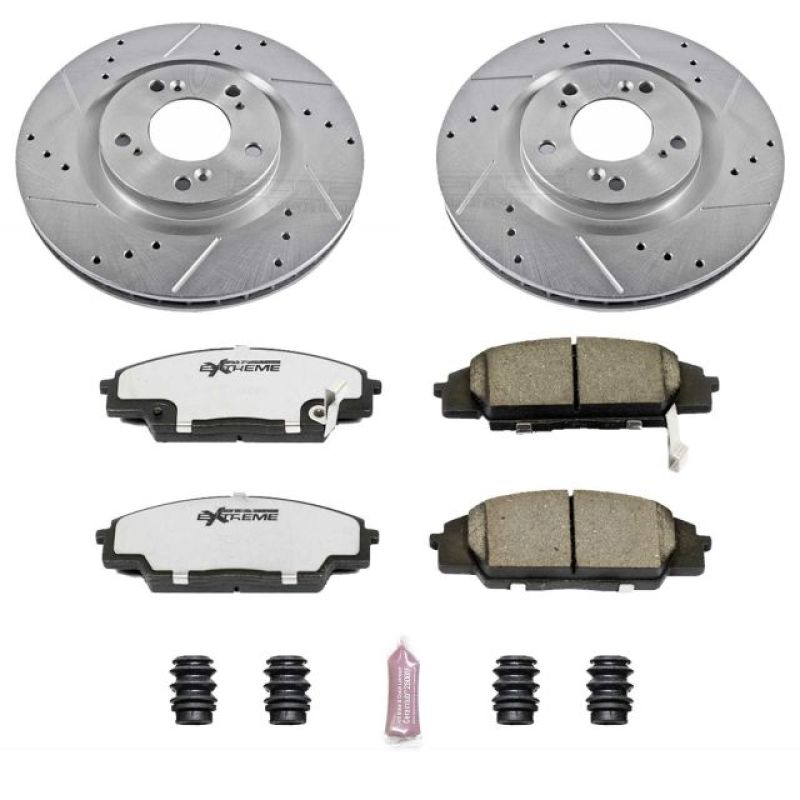 PowerStop Power Stop 00-09 Honda S2000 Front Z26 Street Warrior Brake Kit
