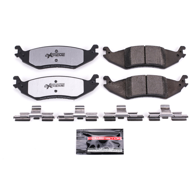 PowerStop Power Stop 04-07 Ford E-150 Rear Z36 Truck & Tow Brake Pads w/Hardware