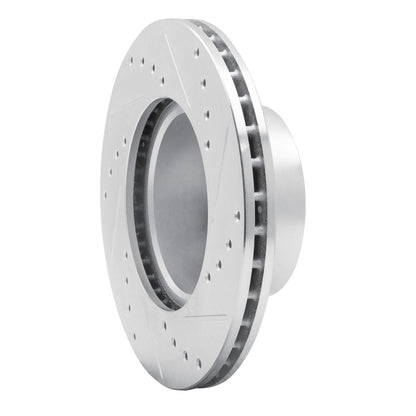 R1 Concepts R1 76-77 BMW 320I (USA/Canada) Front Left Drilled & Slotted Silver Brake Rotor