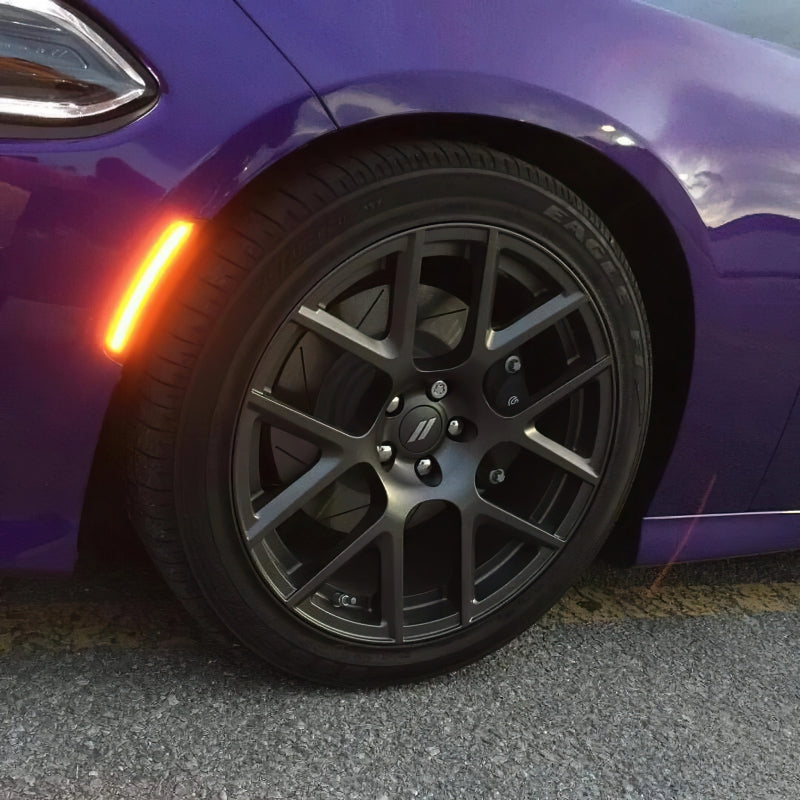 ORACLE Lighting Oracle 15-21 Dodge Charger Concept Sidemarker Set - Tinted - No Paint