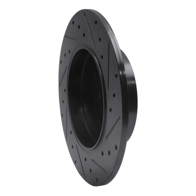 R1 Concepts R1 96-98 Mercedes-Benz SL320 Rear Left Drilled & Slotted Black Brake Rotor