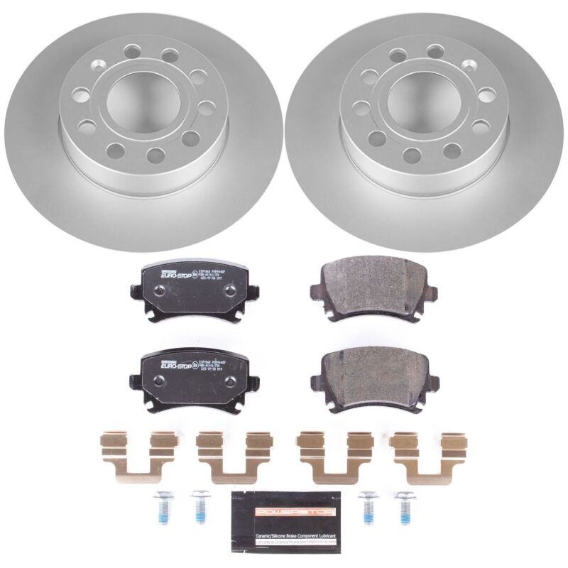 PowerStop Power Stop 2008 Audi A3 Rear Euro-Stop Brake Kit