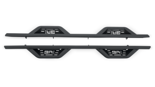 Body Armor 4x4 07-19 Chevrolet Silverado 2500/3500 Crew Cab Ambush Side Steps - Black
