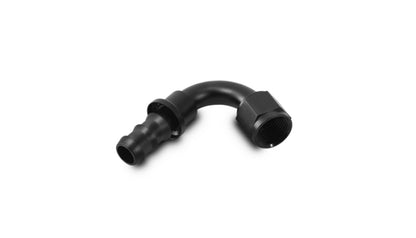 Vibrant Push-On 120 Degree Hose End Elbow Fitting - -8AN
