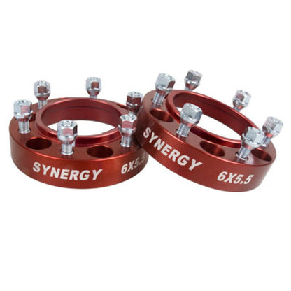 Synergy Mfg Synergy Hub Centric Wheel Spacers 6x5.5-1.50in Width M12x1.50 Stud Size
