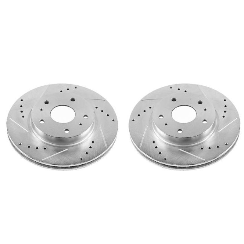 PowerStop Power Stop 07-13 Suzuki SX4 Front Evolution Drilled & Slotted Rotors - Pair