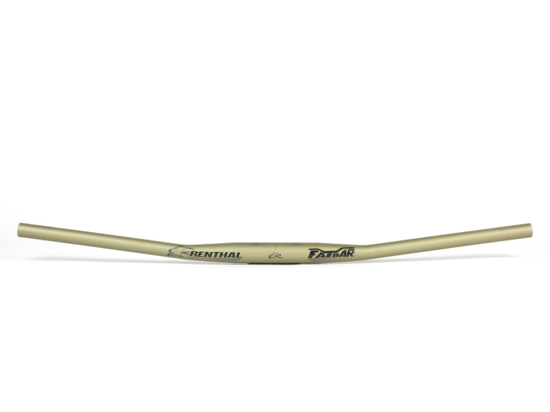Renthal V3 Fatbar Lite Zero Rise - Aluminum Gold