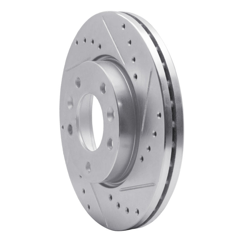 R1 Concepts R1 02-02 Kia SEDONA Front Right Drilled & Slotted Silver Brake Rotor