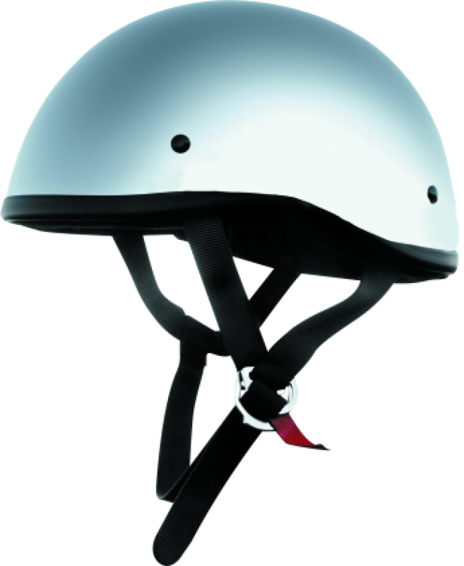 Bikers Choice Skid Lids Original Helmet Chrome - Medium