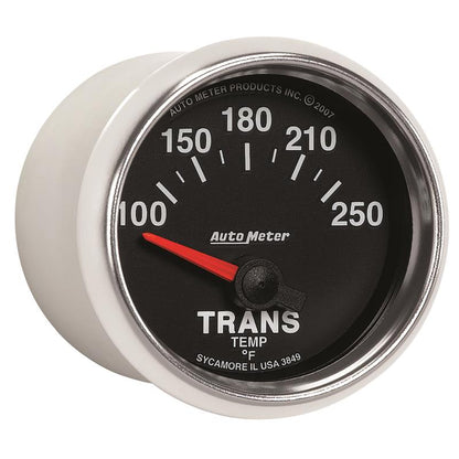 Autometer GS 52mm 100-250 Degree F Short Sweep Electronic Transmission Temperature Gauge