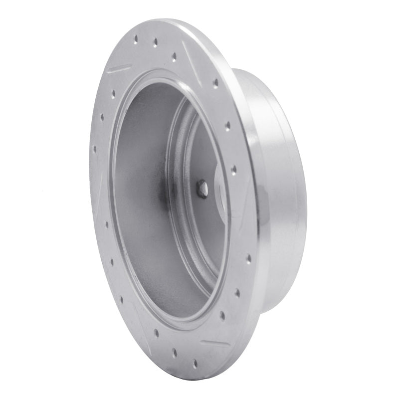 R1 Concepts R1 99-02 Daewoo Nubira Rear Left Drilled & Slotted Silver Brake Rotor