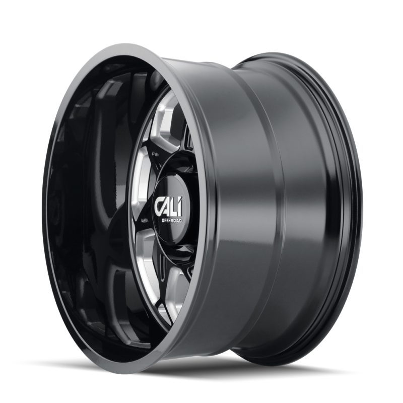 Cali Off-Road 9111 Sevenfold 20x12 / 6x139.7 BP / -51mm Offset / 106mm Hub Gloss Black Milled Wheel