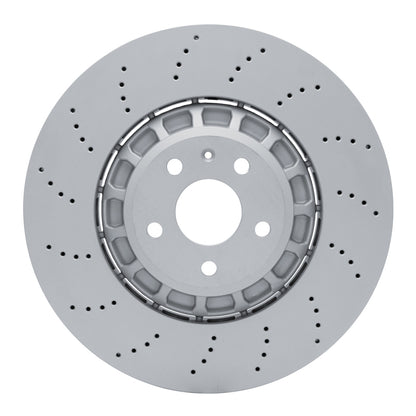 DFC 22-26 Audi RS3 Front Drilled Hi-Carbon Alloy GEOMET Coated Rotor