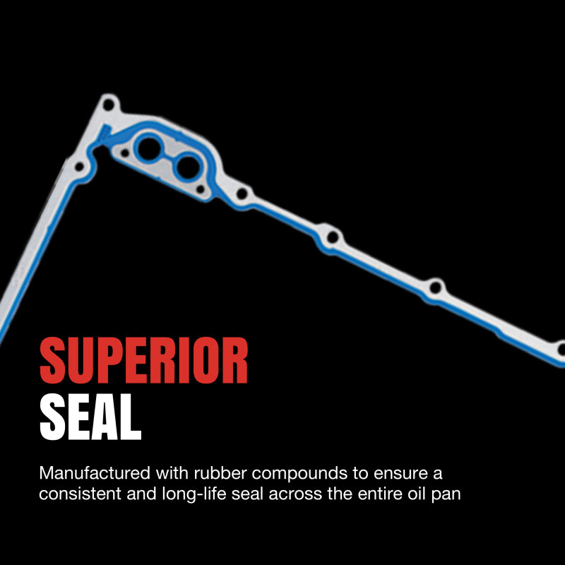 Fel-Pro 94-00 Mazda Miata/95-98 Protege Engine Oil Pan Gasket Set - RTV Silicone w/ Rubber End Seals