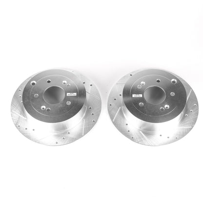 PowerStop Power Stop 07-09 Hyundai Santa Fe Rear Evolution Drilled & Slotted Rotors - Pair
