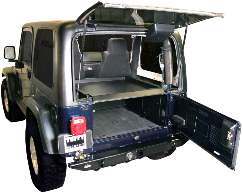Tuffy Products Tuffy Tj Lj & Yj Security Deck Enclosure- 01 Blk