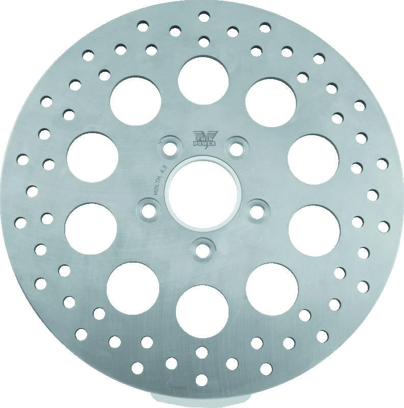TwinPower Twin Power 84-17 Big Twin Exc 08-17 FLH FLT Rear 11.5 Solid Rotor Holes