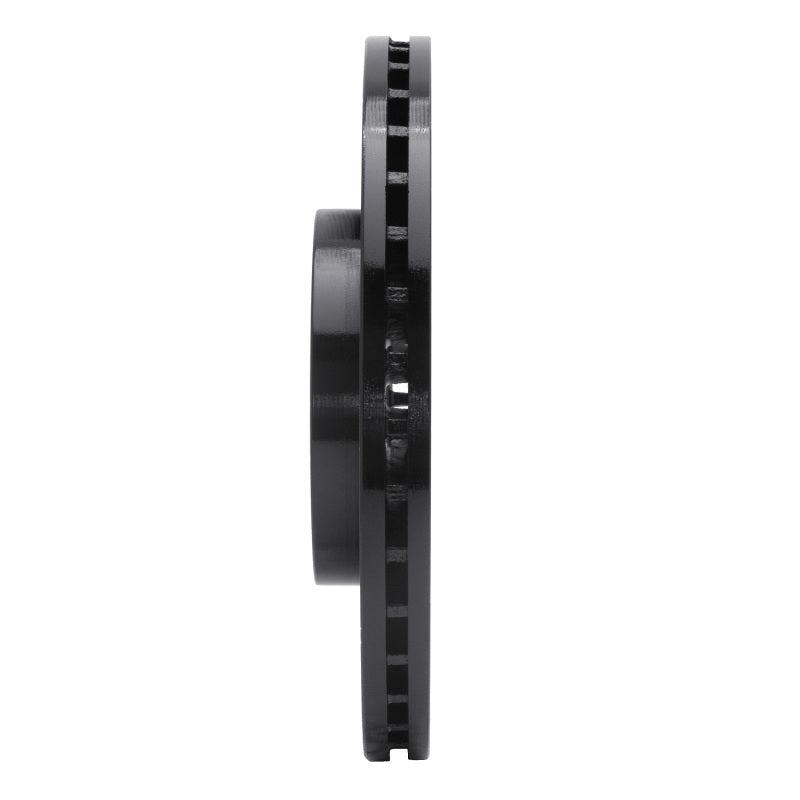 R1 Concepts R1 93-07 Ford Taurus (Excl SHO) Front Right Drilled & Slotted Black Brake Rotor
