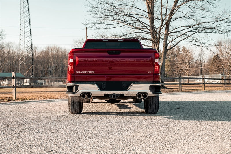 CORSA Performance Corsa 2019-2025 Chevrolet Silverado 1500 5.3L 147.5in Wheel Base Cat-Back Dual Rear 4in Polish Tips