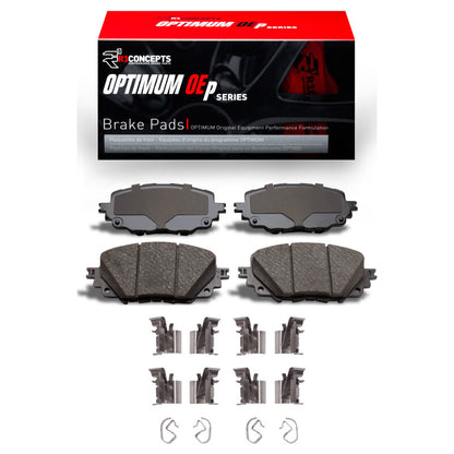 R1 Concepts R1 16-25 Fiat 124 Spider Front Optimum OE Pads & Hardware Kit