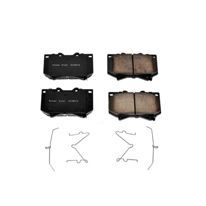 PowerStop Power Stop 01-03 Toyota Sequoia Front Z17 Evolution Ceramic Brake Pads w/Hardware