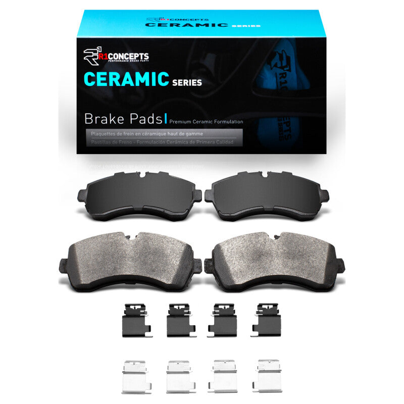R1 Concepts R1 -25 Freightliner Sprinter 2500 Front Ceramic Pads & Hardware Kit