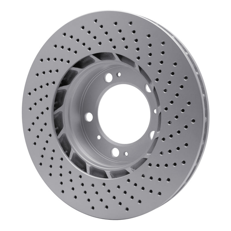 DFC 98-12 Porsche Cayman Left Front Drilled Hi-Carbon Alloy Geomet Coated Rotor
