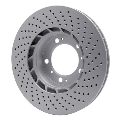 DFC 98-12 Porsche Cayman Left Front Drilled Hi-Carbon Alloy Geomet Coated Rotor