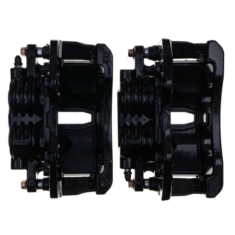 PowerStop Power Stop 02-06 Cadillac Escalade Rear Black Caliper - Pair w/Bracket