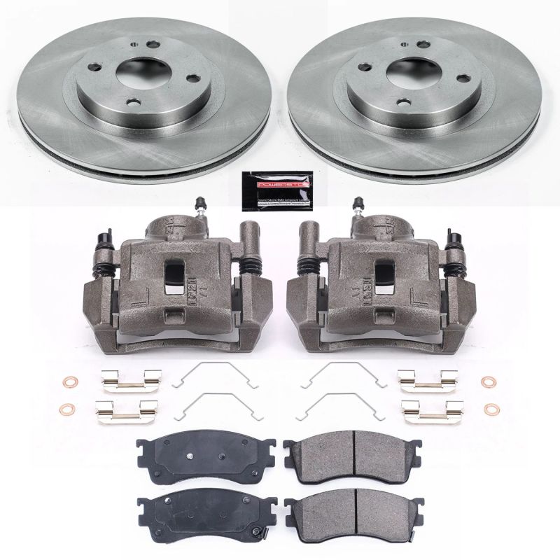 PowerStop Power Stop 01-03 Mazda Protege Front Autospecialty Brake Kit w/Calipers