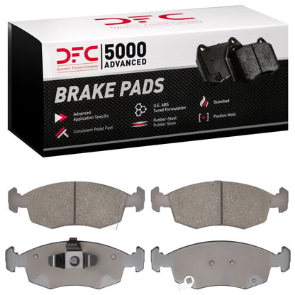 DFC 12-19 Fiat 500E Front 5000 Advanced Ceramic Brake Pads