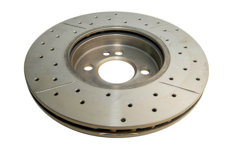 DBA 07-16 Mini Cooper S Front Drilled & Slotted Street Series Rotor