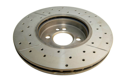 DBA 07-16 Mini Cooper S Front Drilled & Slotted Street Series Rotor