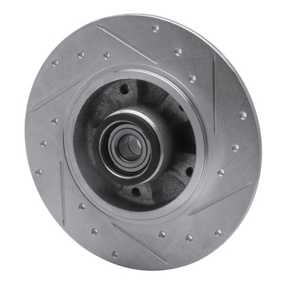 R1 Concepts R1 02-11 Nissan APRio (Mexico) Front Left Drilled & Slotted Silver Brake Rotor