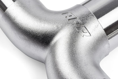APR Cast T304 Stainless Steel T-Splitter - 76mm to Dual 63.5mm (3in to Dual 2.5in)