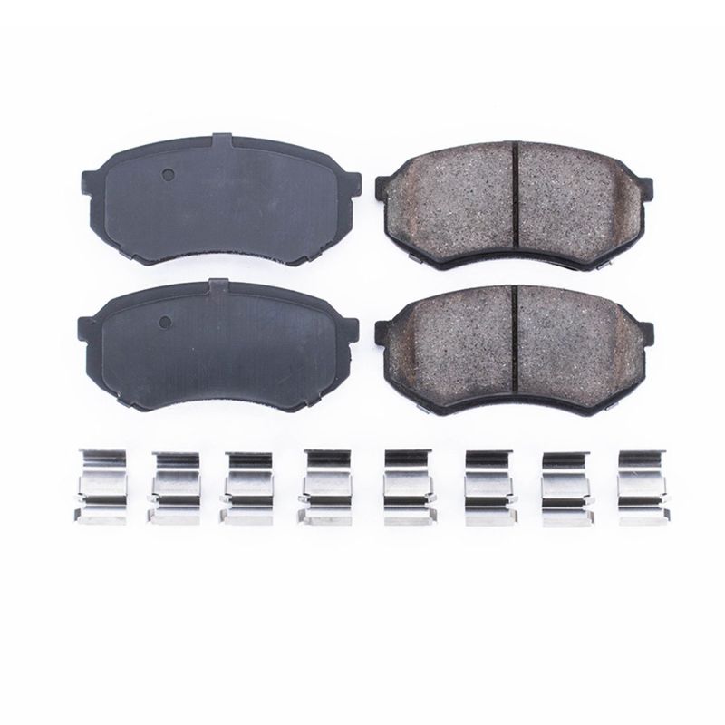 PowerStop Power Stop 88-91 Mazda 929 Front Z17 Evolution Ceramic Brake Pads w/Hardware