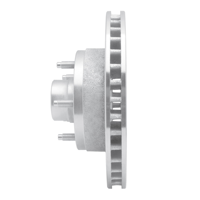 R1 Concepts R1 73-73 Ford Galaxie 500 Front Right Drilled & Slotted Silver Brake Rotor