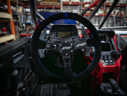 PRP Seats PRP Deep Dish Suede Steering Wheel - Blue