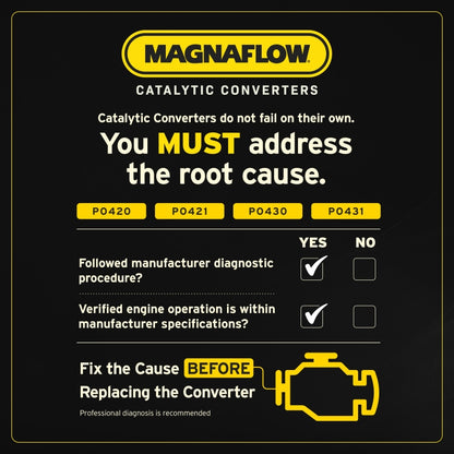 MagnaFlow 08-10 BMW 535i 3.0L Direct Fit Converter