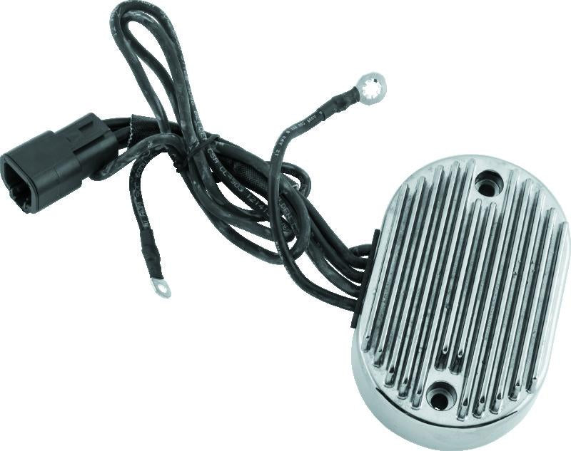 TwinPower Twin Power 01-06 Softail Voltage Regulator Chrome Replaces H-D 74540-01 38 Amp