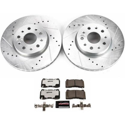 PowerStop Power Stop 16-18 Cadillac CT6 Front Z26 Street Warrior Brake Kit