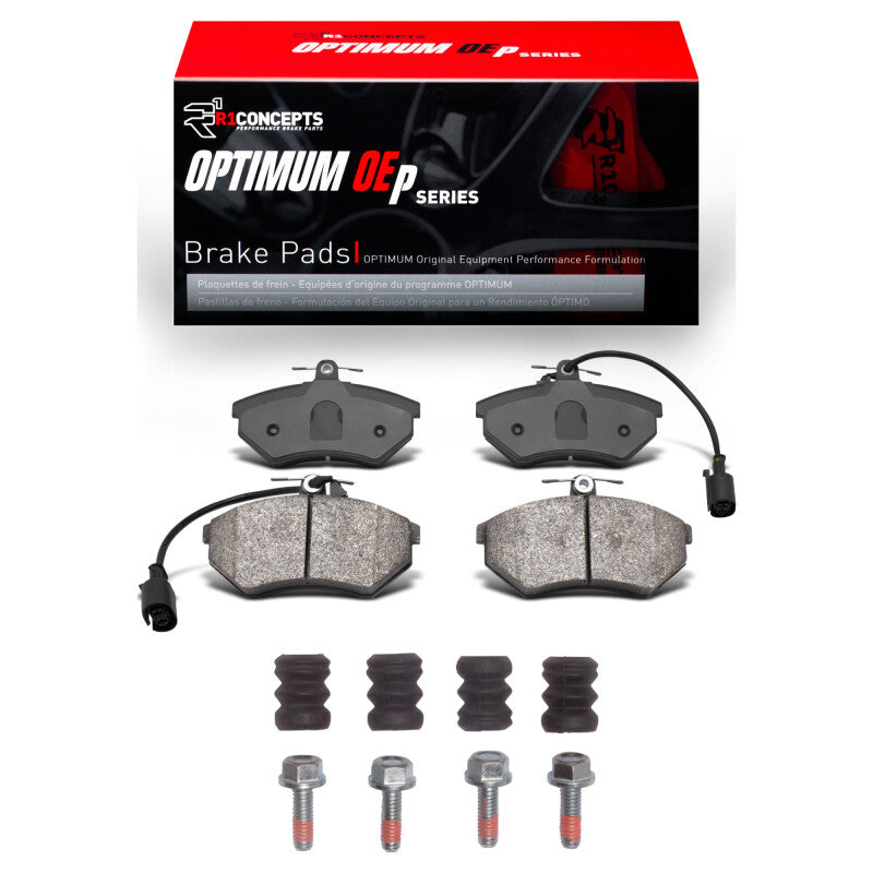R1 Concepts R1 94-95 Volkswagen Golf Front Optimum OE Pads & Hardware Kit