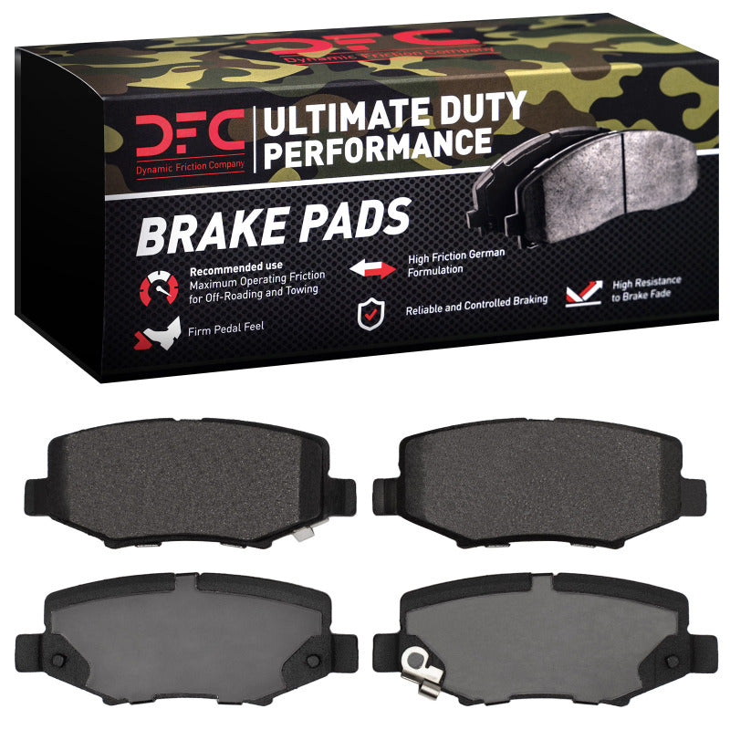 DFC 07-18 Jeep Wrangler Rear Ultimate Duty Performance Brake Pads