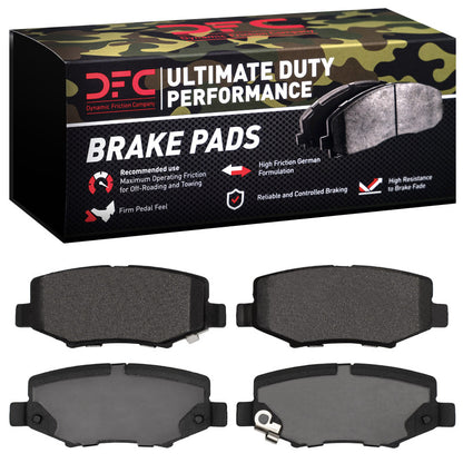 DFC 07-18 Jeep Wrangler Rear Ultimate Duty Performance Brake Pads