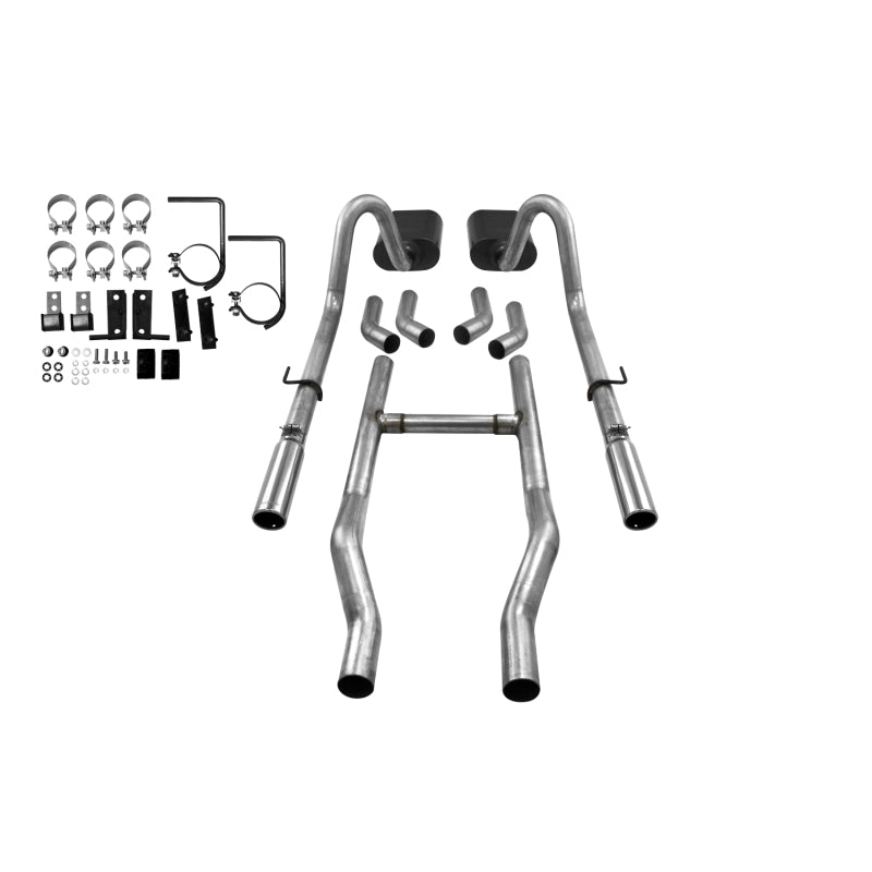 Flowmaster 55-57 Chevrolet 2.5in. American Thunder SS Crossmember-Back Exhaust System