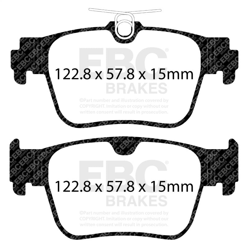 EBC 2022+ Audi S3 2.0T Redstuff Rear Brake Pads