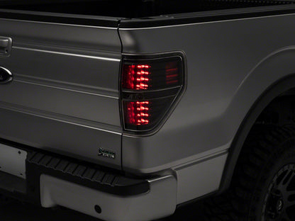 Raxiom 09-14 Ford F-150 Styleside LED Tail Lights- Black Housing (Clear Lens)